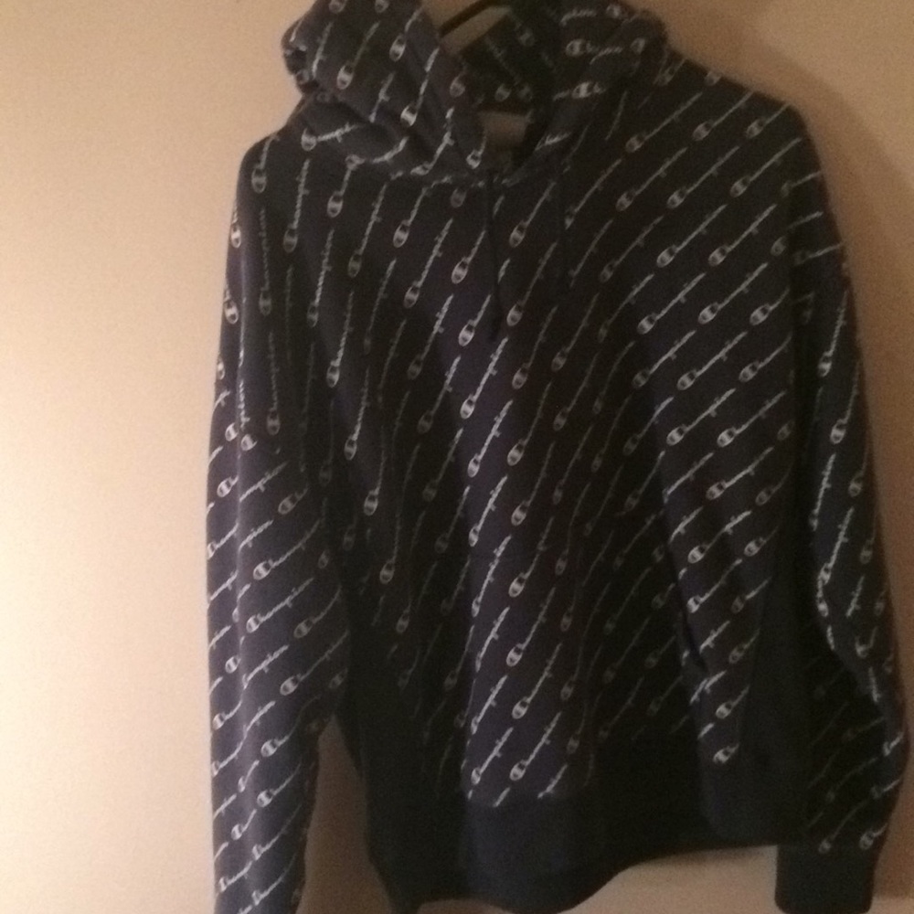 Champion hoodie navy blue